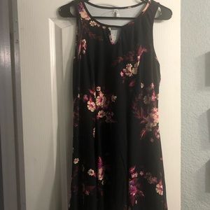 Black Floral Dress